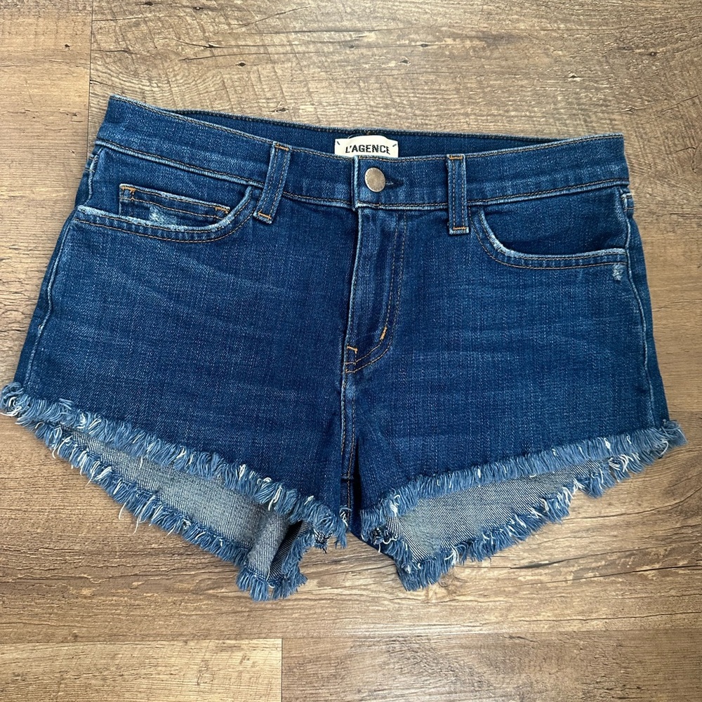 L'agence Zoe Denim Shorts Authentique Size 25